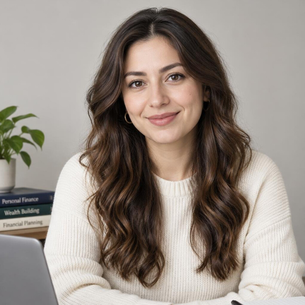 Portrait of a young Turkish woman with long brown hair