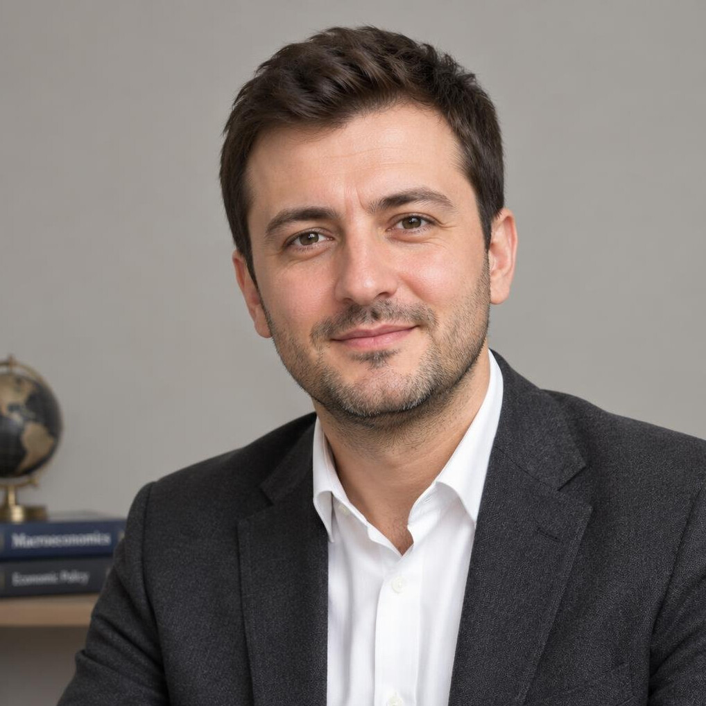 Portrait of a Turkish man in his 30s with a light stubble